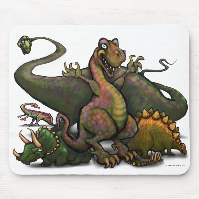 Dinosaurier Mousepad (Vorne)