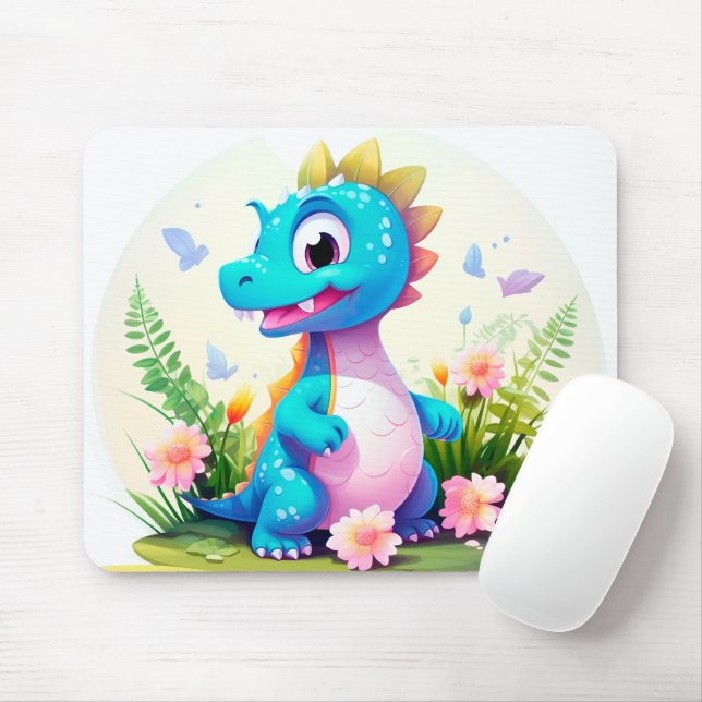 Dinosaurier Mousepad (Mit Mouse)
