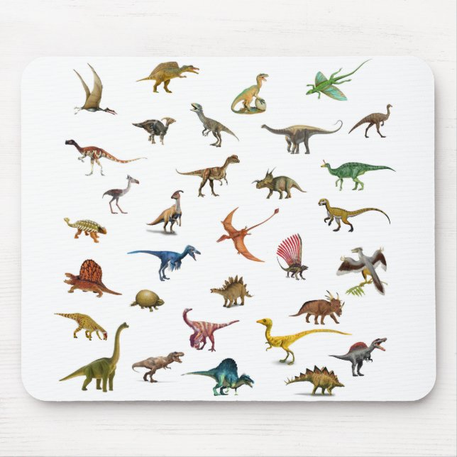 Dinosaurier Mousepad (Vorne)