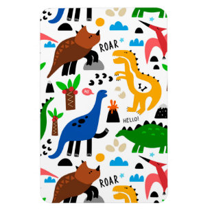 Dinosaurier-Muster Magnet
