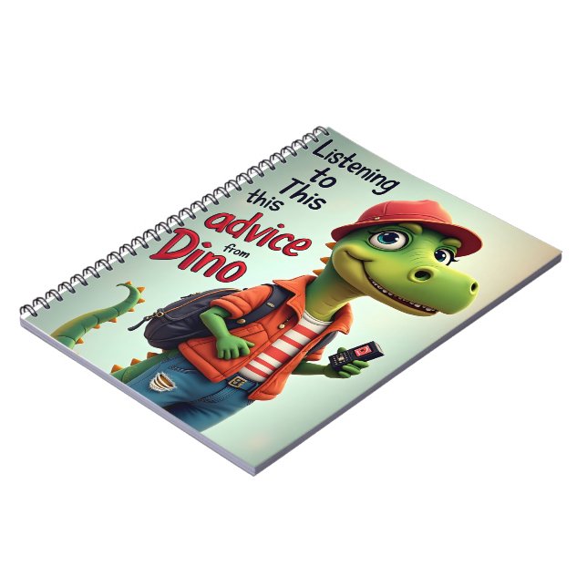Dinosaurier Notizblock (Linke Seite)