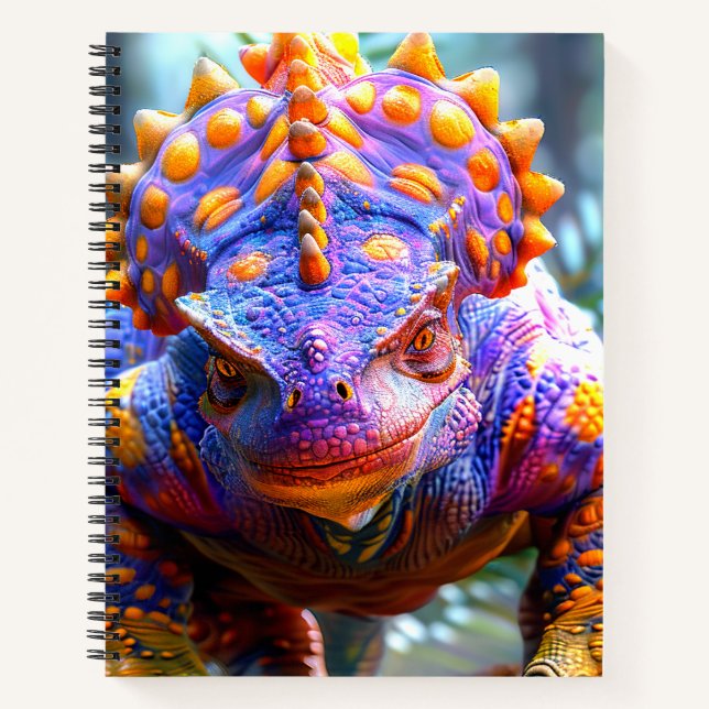 Dinosaurier Notizbuch (Vorderseite)