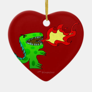 Dinosaurier oder Drache durch Jessica Jimerson - 2 Keramik Ornament