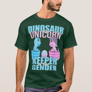 Dinosaurier oder Einhornhalter der Geschlechteroff T-Shirt