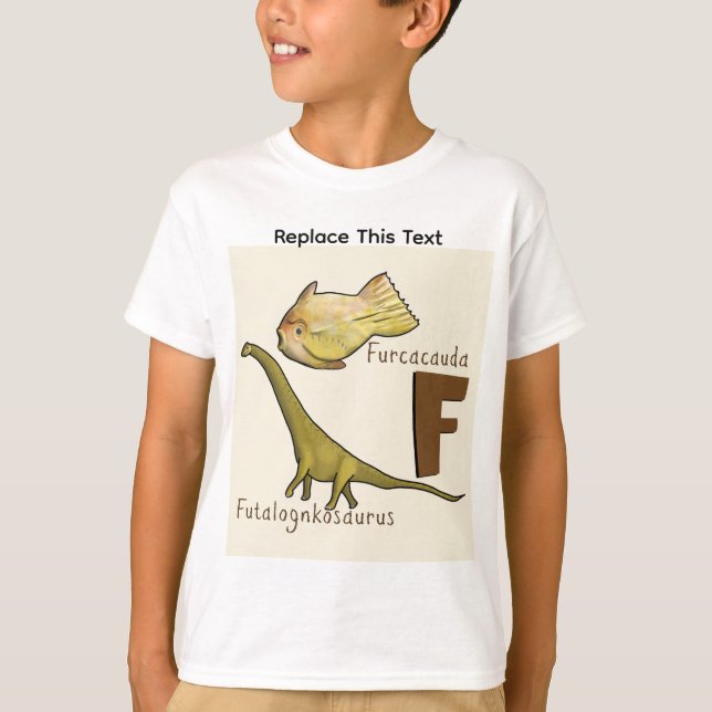 Dinosaurier oder prähistorisches Tier T-Shirt (Vorderseite)