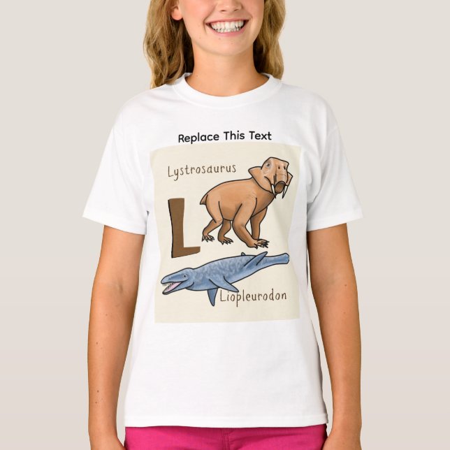 Dinosaurier oder prähistorisches Tier T-Shirt (Vorderseite)