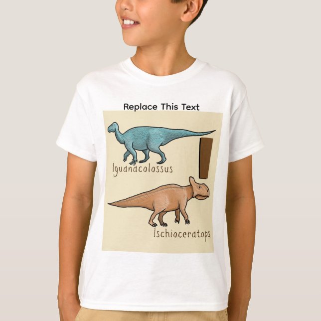 Dinosaurier oder prähistorisches Tier T-Shirt (Vorderseite)