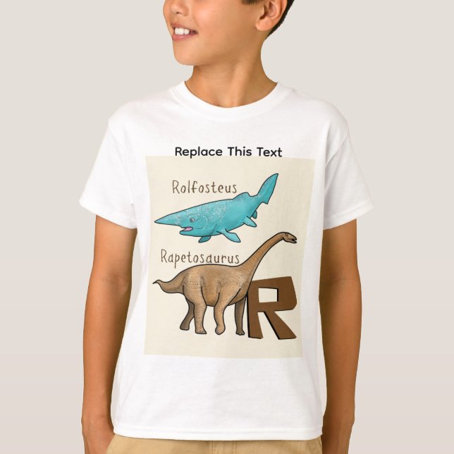 Dinosaurier- oder prähistorisches Tier-T-Shirt T-Shirt (Vorderseite)