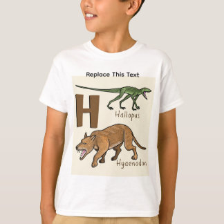 Dinosaurier- oder prähistorisches Tier-T-Shirt T-Shirt
