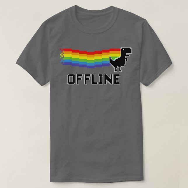Dinosaurier offline T-Shirt (Design vorne)