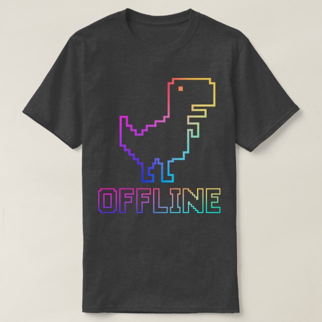 Dinosaurier offline T-Shirt (Design vorne)