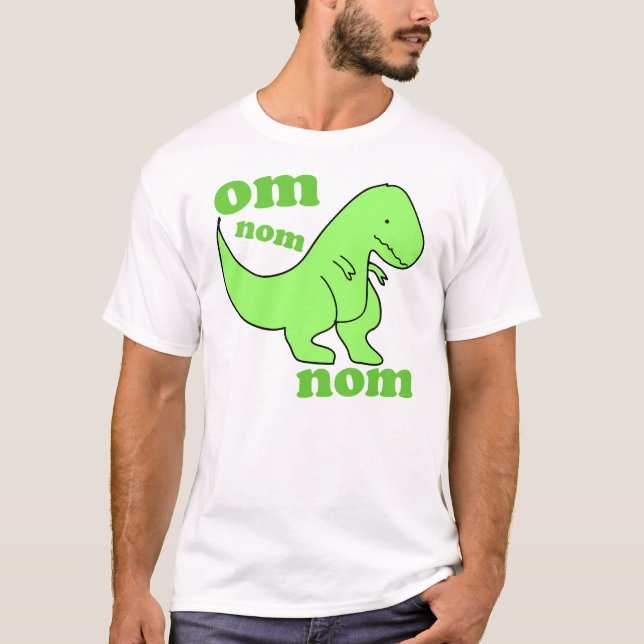 DINOSAURIER OMS NOM NOM CHOMP T-Shirt (Vorderseite)