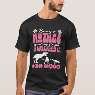 Dinosaurier Paläontologe Beste Mama je Muttertag T-Shirt