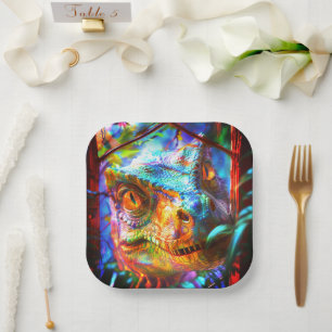 Dinosaurier Pappteller