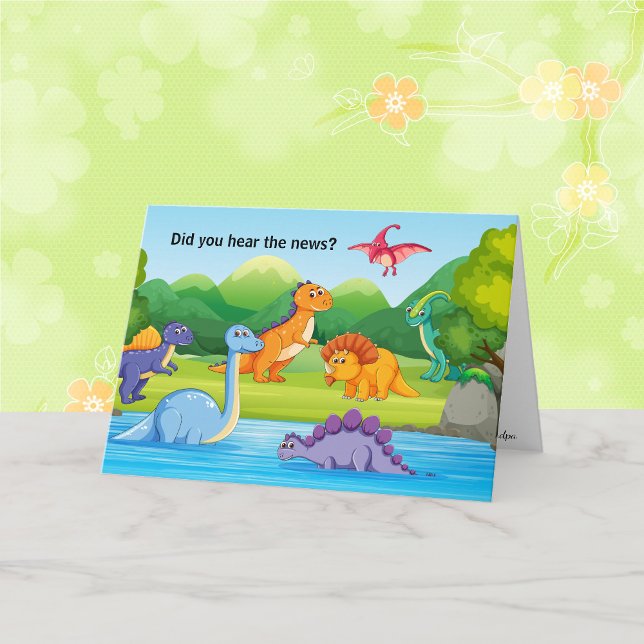 Dinosaurier personalisieren den Namen und das Alte Karte (Von Creator hochgeladen)