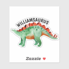 Dinosaurier Personalisiert Name Funny Aufkleber
