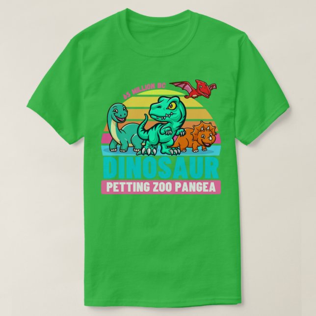 Dinosaurier Petting ZOO 65 Mio. T-Shirt (Design vorne)