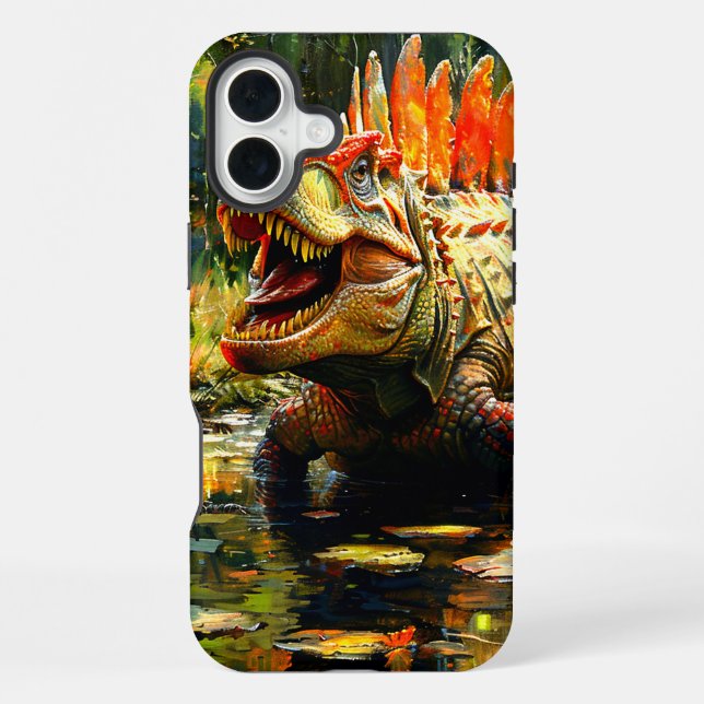 Dinosaurier Phone Case iPhone 16 Plus Hülle (Rückseite)
