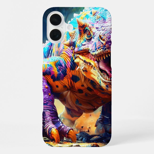 Dinosaurier Phone Case iPhone 16 Plus Hülle (Rückseite)