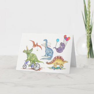 Dinosaurier Playtime Karte