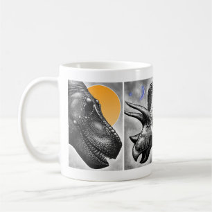 Dinosaurier-Porträt-Tasse Kaffeetasse