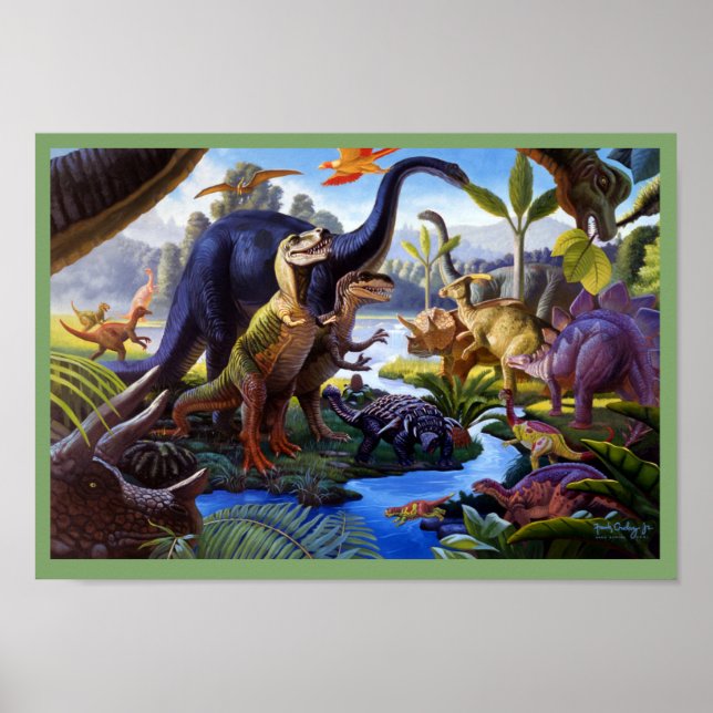 Dinosaurier Poster (Vorne)
