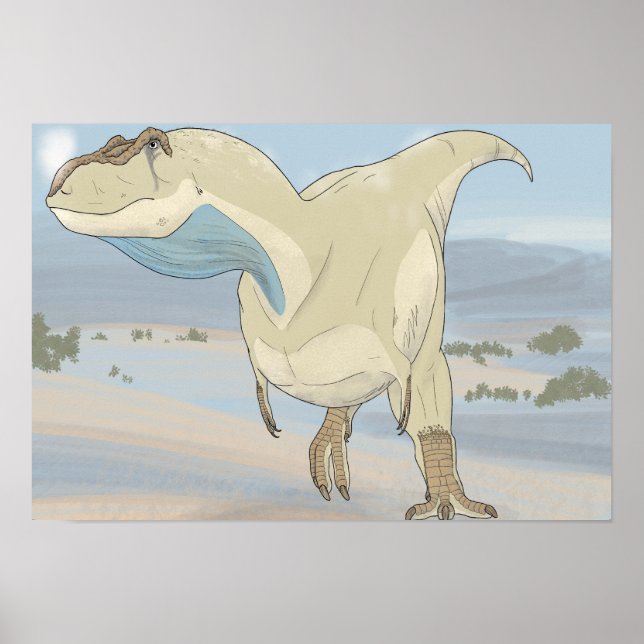 Dinosaurier-Poster - Tarbosaurus Poster (Vorne)