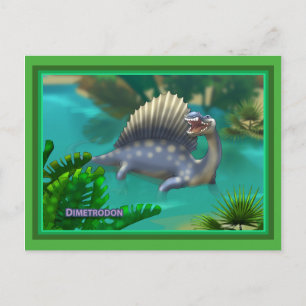 Dinosaurier Postkarte