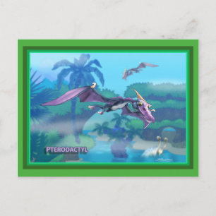 Dinosaurier Postkarte