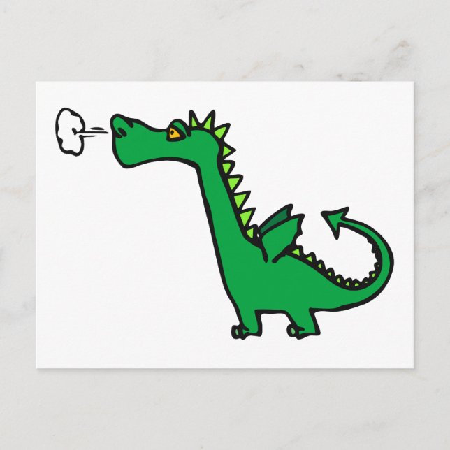 Dinosaurier Postkarte (Vorderseite)