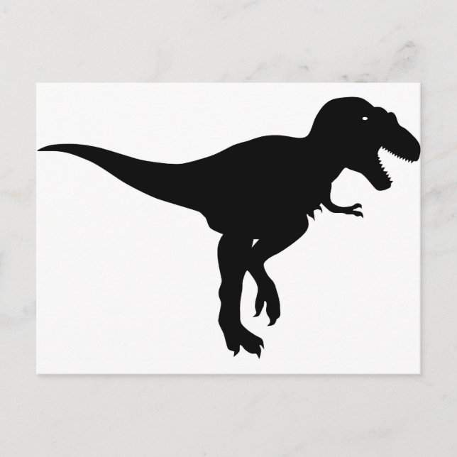 Dinosaurier Postkarte (Vorderseite)