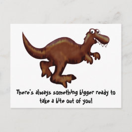 Dinosaurier-Postkarte Postkarte
