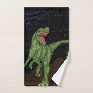 Dinosaurier - prähistorische Nacht Badhandtuch Set