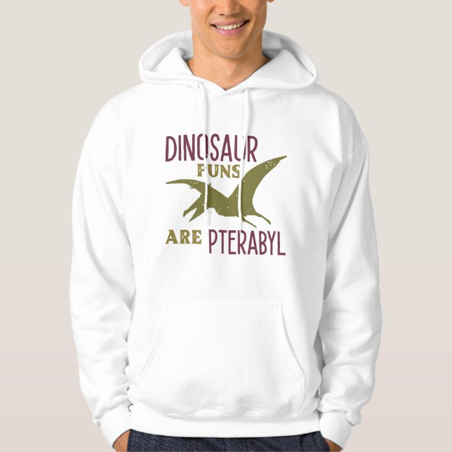 Dinosaurier Puns sind Pterabyl Hoodie (Vorderseite)