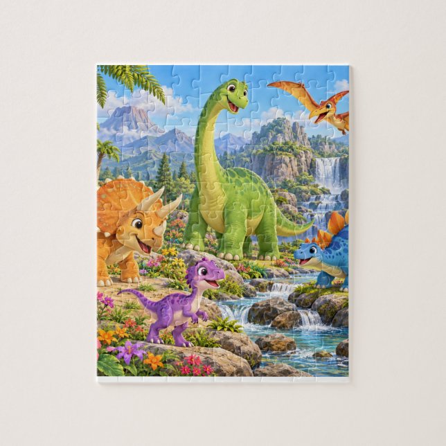 Dinosaurier-Puzzle (Vertikal)