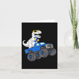 Dinosaurier Reitwagen World Down Syndrome Day Boys Karte