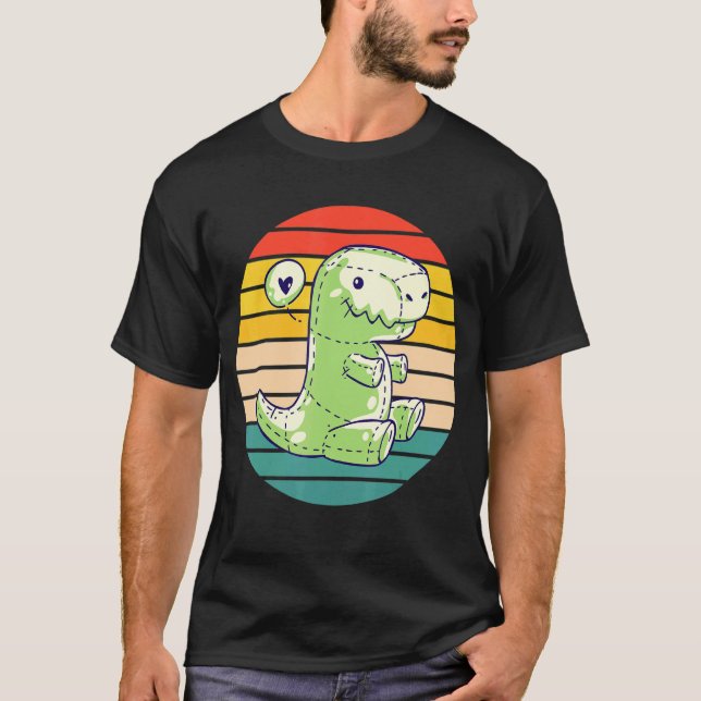 Dinosaurier rex Stuffed Plushie T-Shirt (Vorderseite)