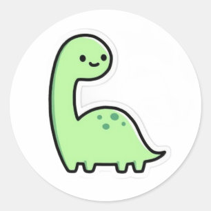 Dinosaurier Runder Aufkleber