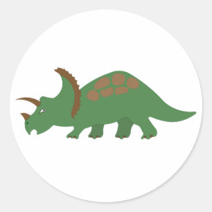 Dinosaurier Runder Aufkleber