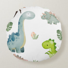 Dinosaurier Rundes Kissen