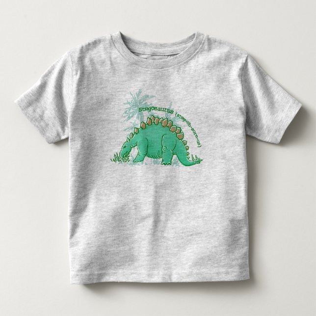 Dinosaurier sagen Stegosaurus Kinder T - Shirt (Vorderseite)