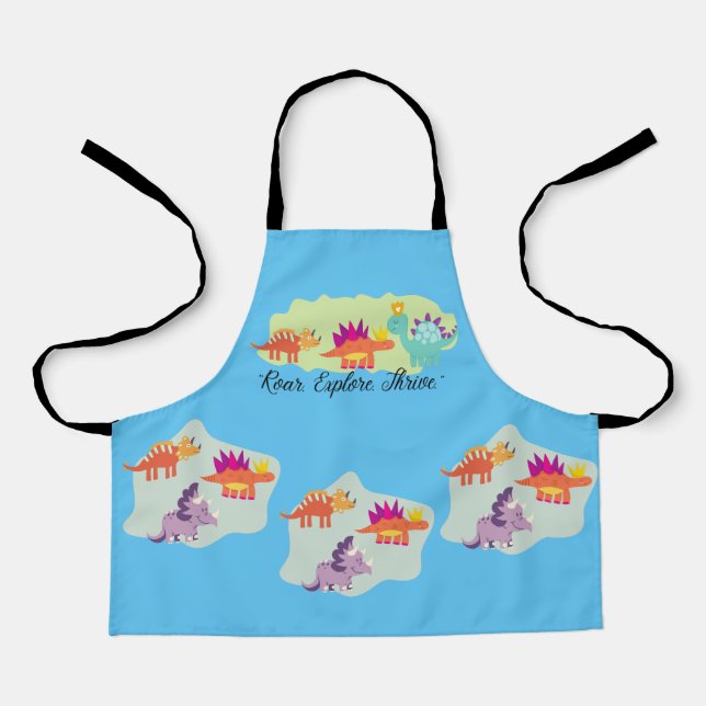 Dinosaurier Schürze (Vorderseite)