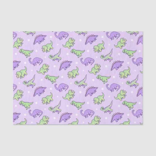Dinosaurier Seidenpapier (Vorderseite)