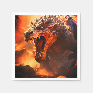 Dinosaurier Serviette