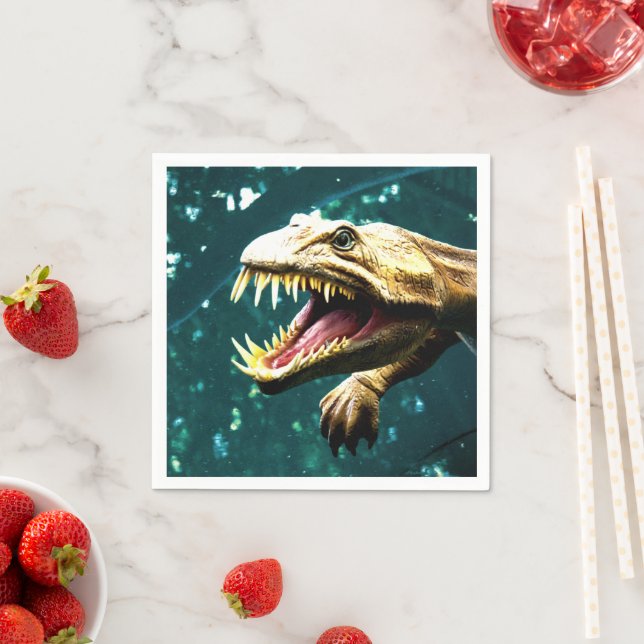 Dinosaurier Serviette (Beispiel)