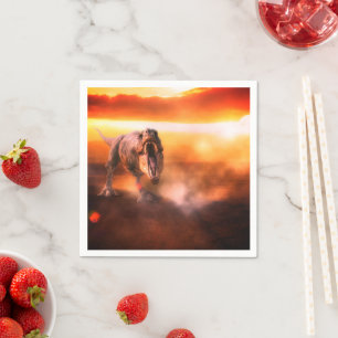 Dinosaurier Serviette