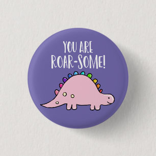Dinosaurier Sie sind Rawr Freunde Klassenkameradin Button