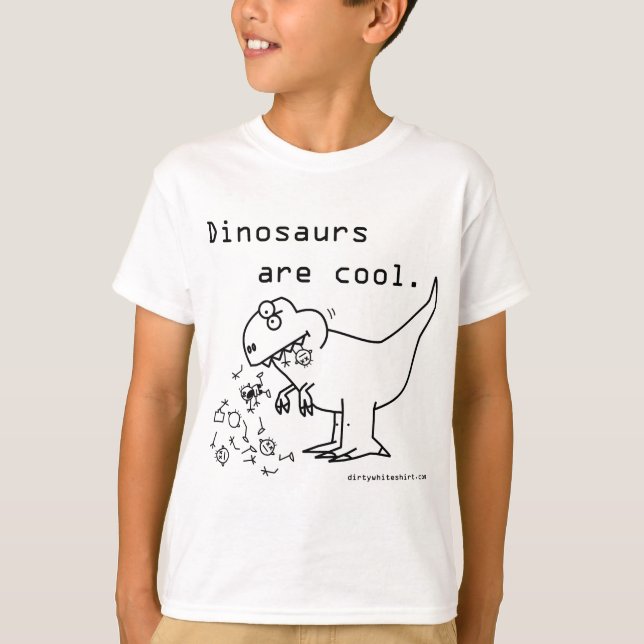 Dinosaurier sind cool T-Shirt (Vorderseite)