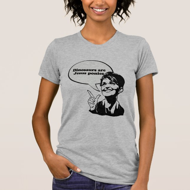 Dinosaurier sind Jesus-Ponys T-Shirt (Vorderseite)