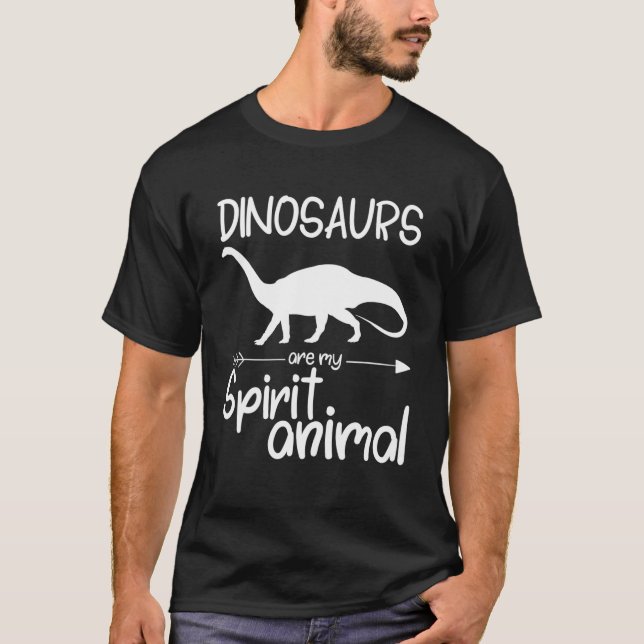 Dinosaurier sind mein geistiges Tiergeschenk für M T-Shirt (Vorderseite)